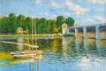 картина масло холст Картина "Мост в Аржантее", копия С. Камского, Моне Клод