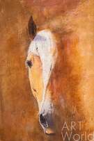 Картина маслом "Жемчужина. Портрет лошади" Артворлд.ру