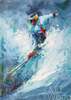 картина масло холст Картина маслом "Горные лыжи. Фристайл", Родригес Хосе, LegacyArt