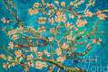 картина масло холст Копия картины Ван Гога "Branches with Almond Blossom, 1885 (Цветущие ветки миндаля)", копия Анджея Влодарчика, Ван Гог