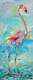картина масло холст Картина маслом "Фламинго. Прогулка по берегу", Родригес Хосе, LegacyArt
