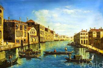Картина маслом "Венецианский пейзаж N2" Артворлд.ру