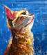 картина масло холст Картина маслом "Солнечный котёнок", Родригес Хосе, LegacyArt