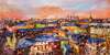 картина масло холст Картина маслом "Летний закат над Москвой", Родригес Хосе, LegacyArt