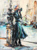 картина масло холст Картина маслом "Прекрасная незнакомка в Париже", Родригес Хосе, LegacyArt