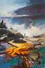 картина масло холст Картина маслом "Туманный рассвет в горах", Виверс Кристина, LegacyArt