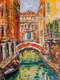 картина масло холст Картина маслом "Мостик в Венеции", Влодарчик Анджей, LegacyArt