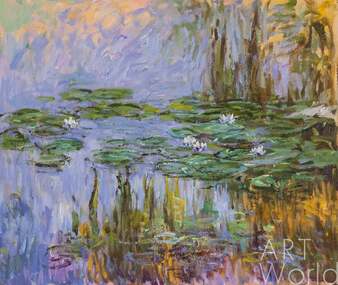 "Водяные лилии", N24, копия С. Камского картины Клода Моне Артворлд.ру