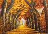 картина масло холст Осенний пейзаж маслом "Шумит листвой дубовая аллея", Камский Савелий, LegacyArt