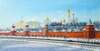 картина масло холст Картина маслом "Зимний вид на Кремль", Ромм Александр, LegacyArt