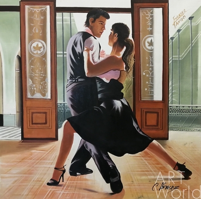 картина масло холст Картина маслом "Forever Tango" N2 (Танго навсегда), Виверс Кристина, LegacyArt Артворлд.ру