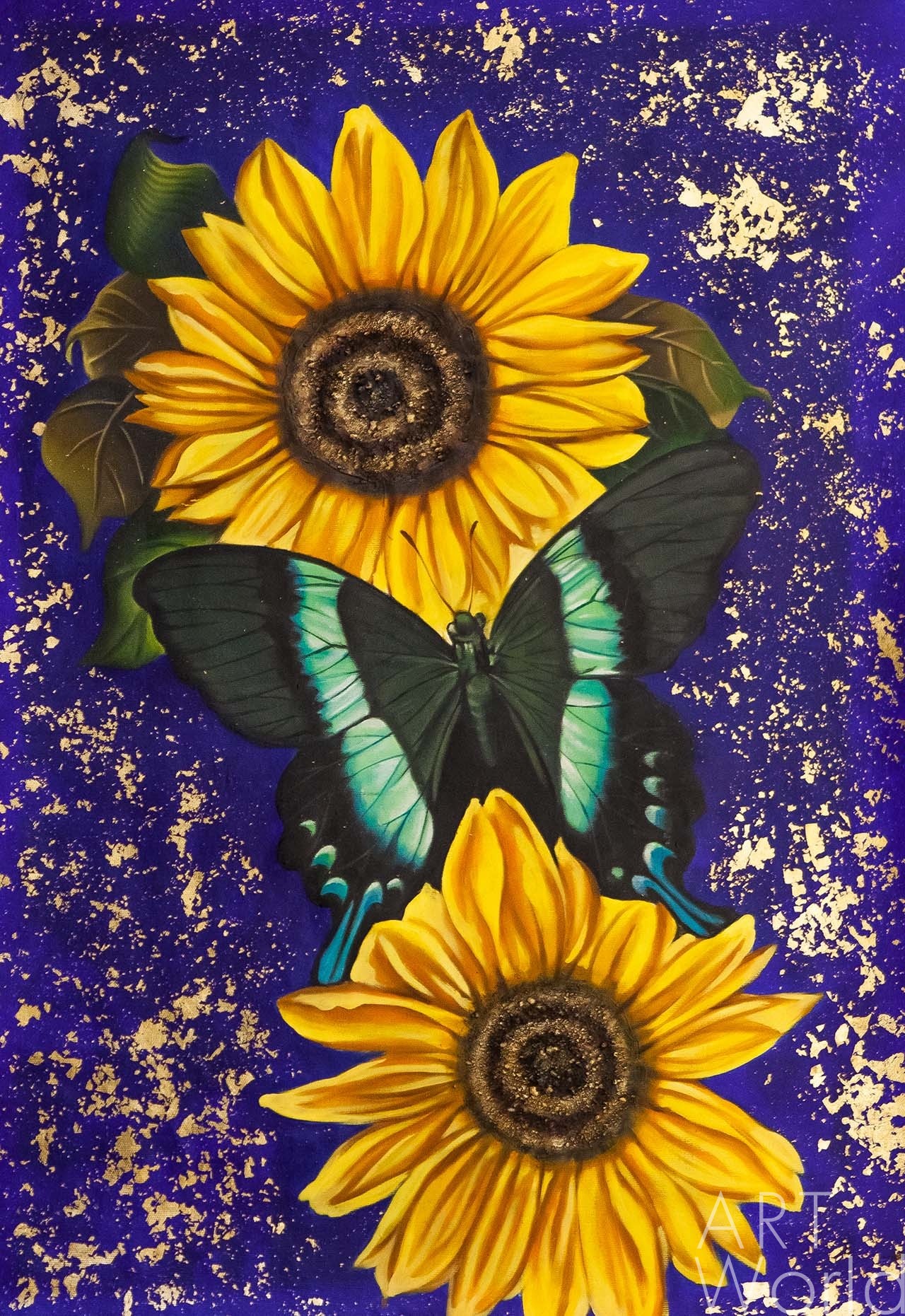 картина масло холст Картина маслом "Эти прекрасные бабочки", Картины в интерьер, LegacyArt