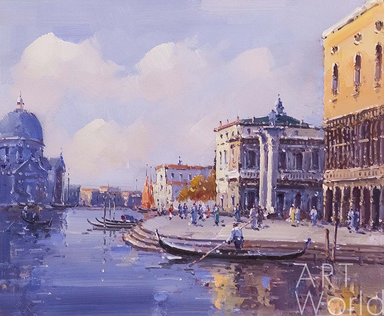 картина масло холст Картина маслом "Сны о Венеции N10", Шарабарин Андрей, LegacyArt