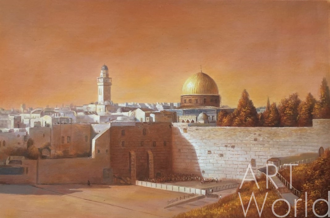 картина масло холст Картина маслом "Иерусалим", Камский Савелий, LegacyArt