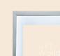 картина масло холст Багет белый с серебром, профиль кэнвэс, высота 4 см, Влодарчик Анджей, LegacyArt