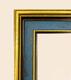 картина масло холст Багет синий с золотом, Ван Гог