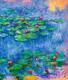 картина масло холст Копия картины Клода Моне "Водяные лилии", N15, художник С. Камский, Камский Савелий, LegacyArt