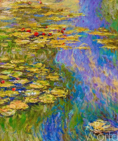 картина масло холст Копия картины Клода Моне "Водяные лилии", N7, художник С. Камский , Моне Клод (Oscar-Claude Monet)