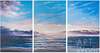 картина масло холст Картина маслом «Рассвет над океаном» Триптих, Дюпре Брайн, LegacyArt