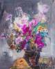 картина масло холст Картина маслом "Букет орхидей в вазе", Гомеш Лия, LegacyArt