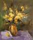 картина масло холст Картина маслом "Солнечный букет в глиняном кувшине", Гомеш Лия, LegacyArt