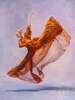 картина масло холст Картина маслом "Парящая в танце", Камский Савелий, LegacyArt