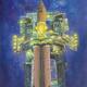 картина масло холст Картина маслом "Запуск ракеты «Ангара»", Родригес Хосе, LegacyArt