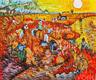 картина масло холст Копия картины Ван Гога "Красные виноградники в Арле" (копия Анджея Влодарчика), Влодарчик Анджей, LegacyArt