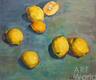 картина масло холст Натюрморт маслом "Айва и лимоны", художник Е. Полунина, Полунина Елена