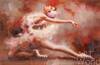 картина масло холст Картина маслом "Балерина. Танец Одетты", Родригес Хосе, LegacyArt Артворлд.ру