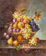 картина масло холст Картина маслом "Натюрморт с фруктами в стиле барокко N3", Картины в интерьер, LegacyArt