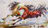 картина масло холст Картина маслом "Лошади N2", Родригес Хосе, LegacyArt
