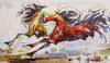 картина масло холст Картина маслом "Лошади N2", Родригес Хосе, LegacyArt Артворлд.ру