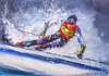 картина масло холст Картина маслом "Горные лыжи N3", Родригес Хосе, LegacyArt