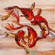 картина масло холст Картина маслом "Карпы Кои. Японская золотая рыбка на удачу N9", Родригес Хосе, LegacyArt