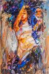 картина масло холст Картина маслом "Танго не танцуют в одиночку", Камский Савелий, LegacyArt Артворлд.ру