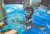 картина масло холст Картина маслом "Взгляд из космоса. Космический корабль Союз ТМА", Гомеш Лия, LegacyArt Артворлд.ру