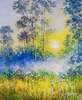 картина масло холст Картина маслом "Гуляет солнце в дремлющем лесу…" N2, Шарабарин Андрей, LegacyArt