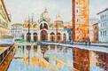 картина масло холст Венецианский пейзаж маслом "Площадь Сан-Марко", Виверс Кристина, LegacyArt