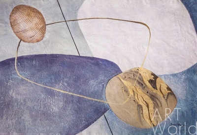 картина масло холст Абстракция маслом "На своей орбите", Венгер Даниэль Артворлд.ру
