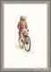 картина масло холст Иллюстрация "Мисс Лиса на велосипеде", Матвеева Анна, LegacyArt