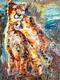 картина масло холст Картина маслом "Кошачьи нежности", Родригес Хосе, LegacyArt