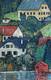 картина масло холст Вольная копия картины Густава Климта "Дома в Унтерах на озере Аттерзее", художник А. Влодарчик, Влодарчик Анджей, LegacyArt