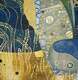 картина масло холст Вольная копия картины Густава Климта "Водяные змеи I", художник Анджей Влодарчик, Климт Густав
