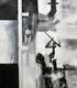 картина масло холст Абстракция маслом "NYC. Midtown Manhattan в черно-белых тонах N3", Дюпре Брайн, LegacyArt