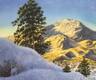 картина масло холст Зима в горах, Шарабарин Андрей, LegacyArt