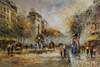картина масло холст "A view of the Porte de Saint Denis  (Вид на Ворота Сен-Дени, копия Кристины Виверс) ", Бланшар Антуан