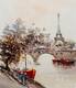 картина масло холст Парижский пейзаж "La Tour Eiffel", Виверс Кристина, LegacyArt