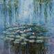картина масло холст "Водяные лилии", N2, вольная копия С.Камского картины Клода Моне, Камский Савелий, LegacyArt