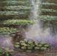картина масло холст "Водяные лилии", N3, вольная копия С.Камского картины Клода Моне, Камский Савелий, LegacyArt